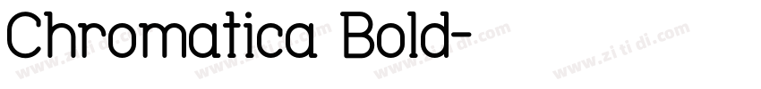 Chromatica Bold字体转换